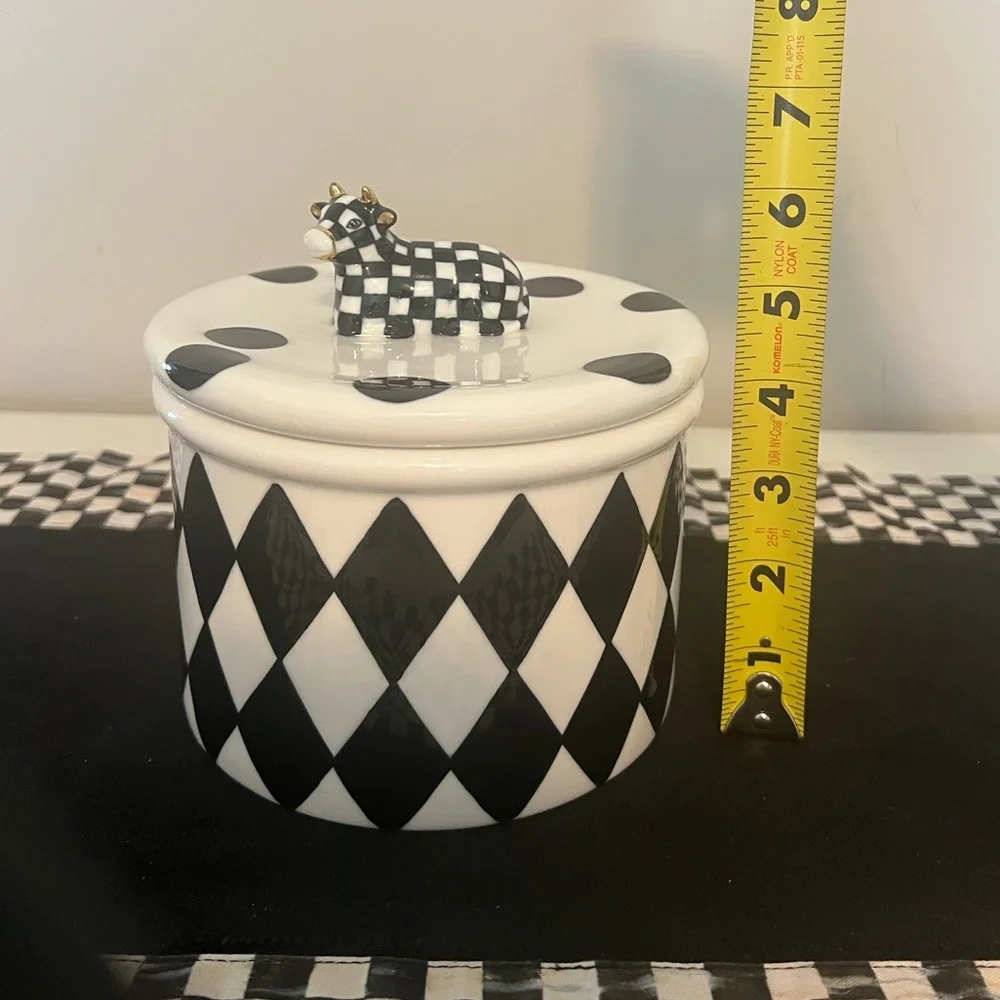 Mackenzie-Childs Cow Creamery Canister - Small one Only.  Like new.